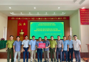 Ban quản lý VQG Phong Nha – Kẻ Bàng hướng về đồng bào các tỉnh, thành phố phía Bắc bị thiệt hại do cơn bão số 3