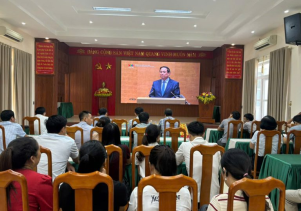 Đảng ủy BQL VQG Phong Nha – Kẻ Bàng tổ chức Hội nghị trực tuyến quán triệt và triển khai thực hiện 4 Nghị quyết của Bộ Chính trị