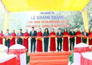 Lễ khánh thành công trình tôn tạo Di tích Quốc gia đặc biệt Hang Tám Cô (tỉnh quảng trị)