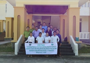 Đoàn cán bộ Sở Nông Lâm nghiệp tỉnh Khăm Muộn làm việc tại VQG Phong Nha – Kẻ Bàng