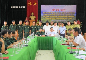Ban Quản lý VQG Phong Nha – Kẻ Bàng tổ chức thành công lễ ký kết Kế hoạch phối hợp với Bộ Chỉ huy Bộ đội Biên phòng tỉnh Quảng Bình