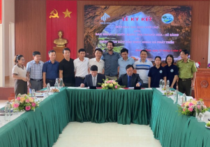 Lễ ký kết biên bản ghi nhớ hợp tác giữa Ban quản lý Vườn quốc gia Phong Nha – Kẻ Bàng và Trung tâm Bảo tồn thiên nhiên và Phát triển