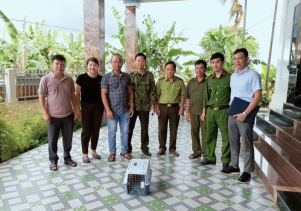 Trung tâm Cứu hộ, Bảo tồn và Phát triển sinh vật tiếp nhận động vật hoang dã do người dân tự ngyện giao nộp để cứu hộ