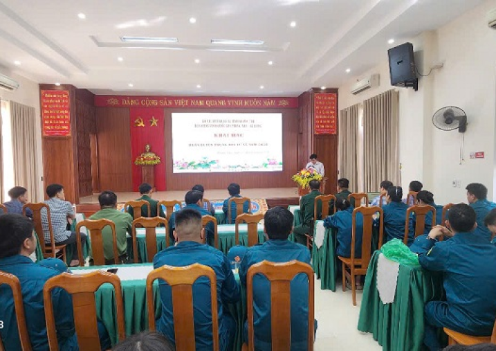 BQL VQG Phong Nha - Kẻ Bàng: Tổ chức huấn luyện Trung đội tự vệ năm 2026