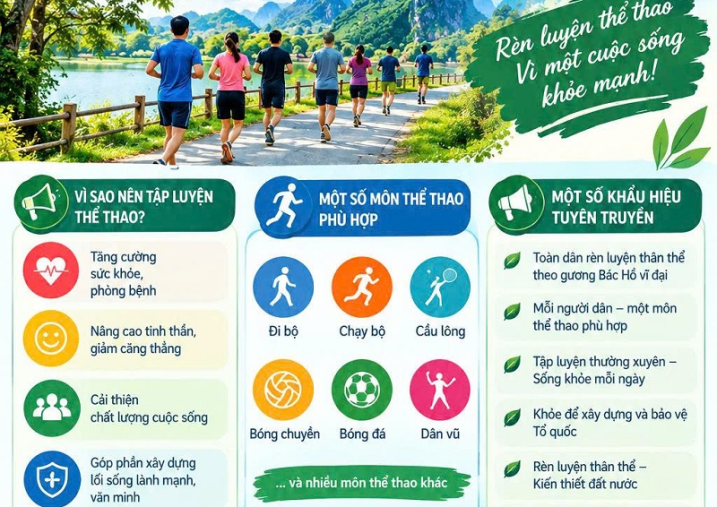 Ban Quản lý Vườn quốc gia Phong Nha – Kẻ Bàng: Hưởng ứng Lễ phát động “ Mỗi người dân lựa chọn ít nhất một môn thể thao phù hợp để tập luyện thường xuyên” tỉnh Quảng Trị năm 2026